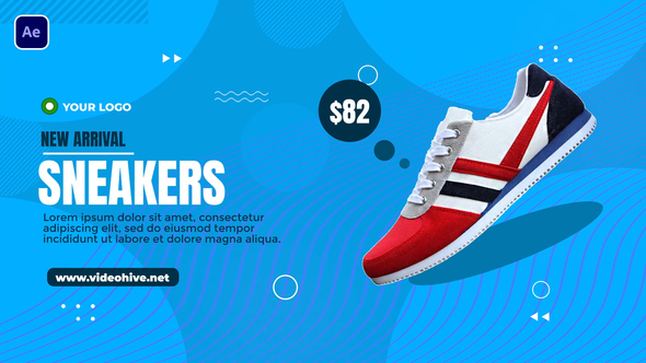 Sneakers Promo Product Promo template preview