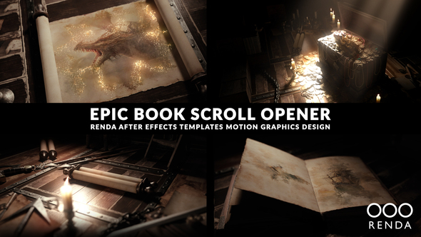 Epic Book Scroll Opener