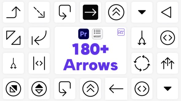 Big Pack Arrows For Premiere Pro