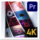 Ribbon Mosaic Photo logo opener - Premiere Pro - VideoHive Item for Sale