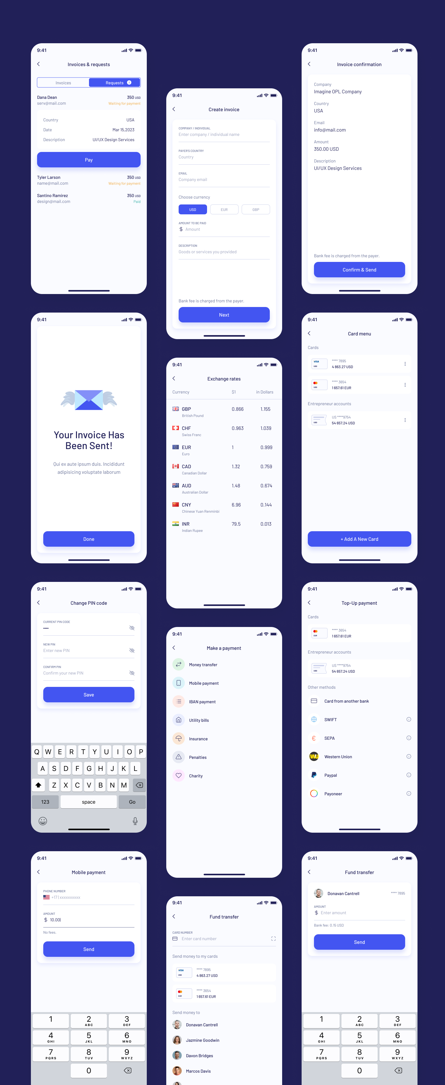 Nexipay - Banking Mobile App Figma UI Template by PixelWhiz | ThemeForest