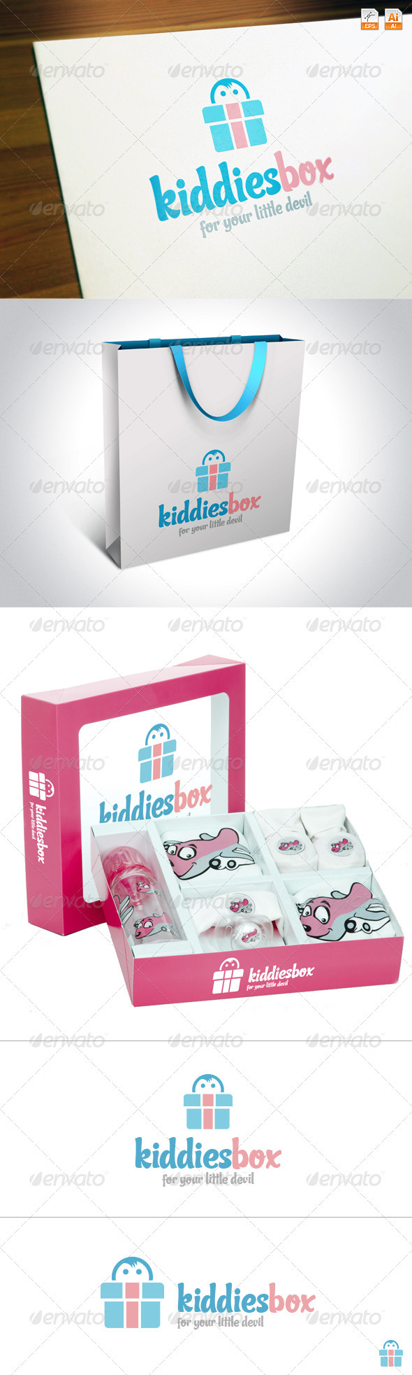 KiddiesBox - Humans Logo Templates