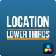 Location Titles | Lower Thirds | DaVinci - VideoHive Item for Sale