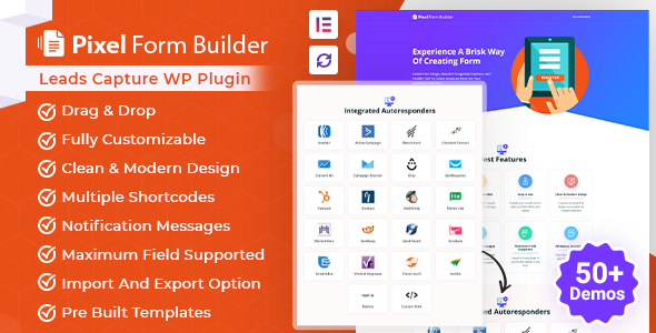 Pixel - Form Builder and Leads Capture WordPress Plugin