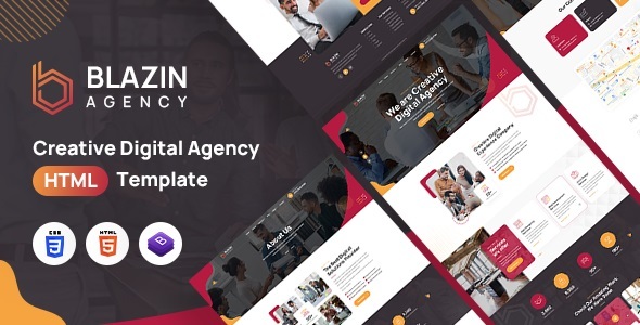 Blazin Agency | Creative HTML Template