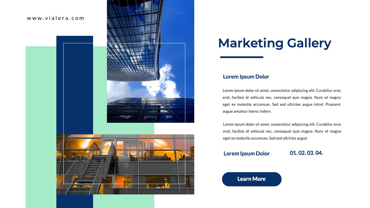 VIALERA - Marketing Business PowerPoint Template, Presentation Templates