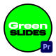Green Slides For Premiere Pro - VideoHive Item for Sale