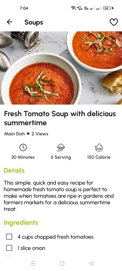 Recipe app with Admin panel, Facebook and Admob ads by YMG-Developer