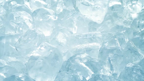 Pure Frozen Ice Cubes Rotating, Stock Footage | VideoHive