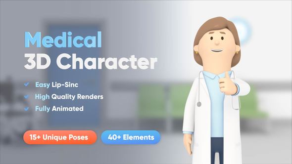 Medical 3D Character Animation