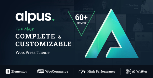 Alpus Pro – Creative & WooCommerce WordPress Theme