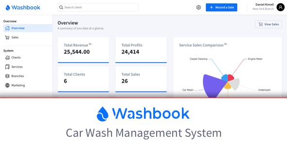 Washbook • Car Wash Management System