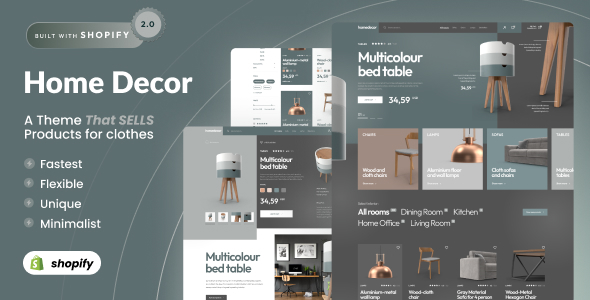 Home Decor - Shopify 2.0 eCommerce Theme