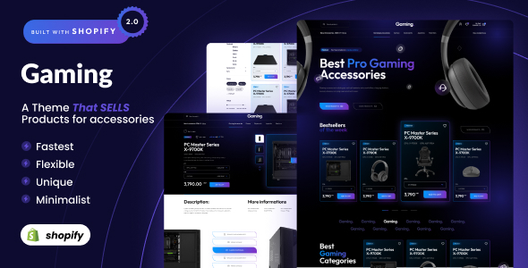 Gaming – Shopify 2.0 eCommerce Theme
