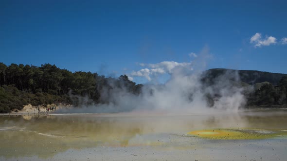 Volcanic activity in New Zealand alt