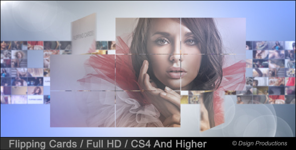 Flipping Cards - VideoHive 2569533