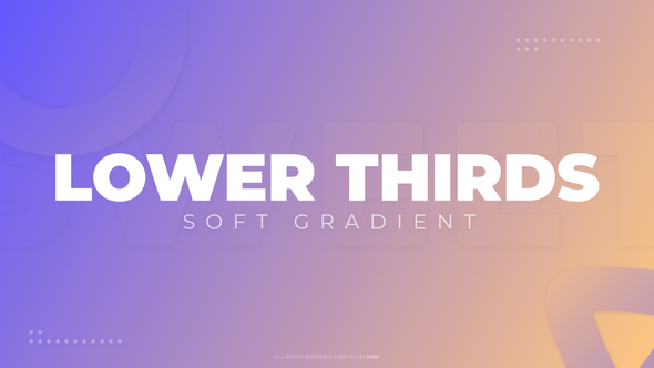 Lower Thirds: Soft Gradient