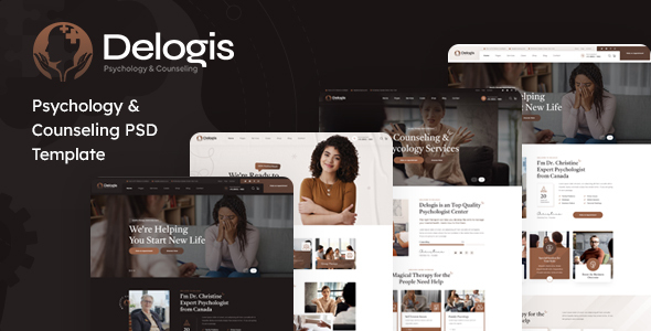 Delogis - Psychology & Counseling PSD Template