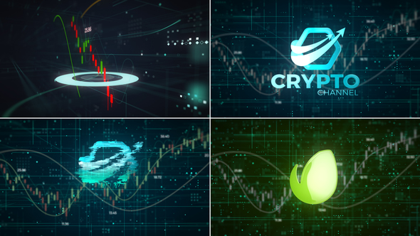 Crypto Logo Reveal Logo Stings template preview