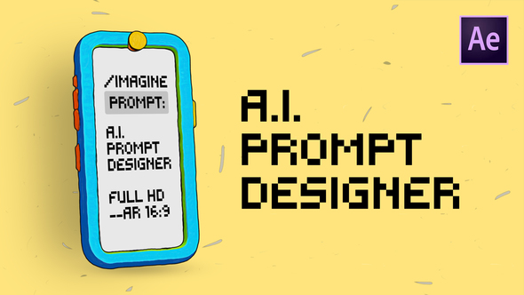 AI Prompt Designer Product Promo template preview