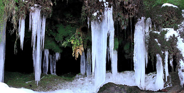 Icicles On The Mountain
