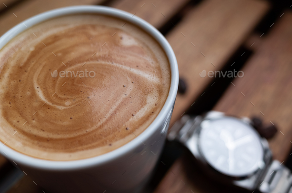 Americano coffee time - Stock Photo - Images
