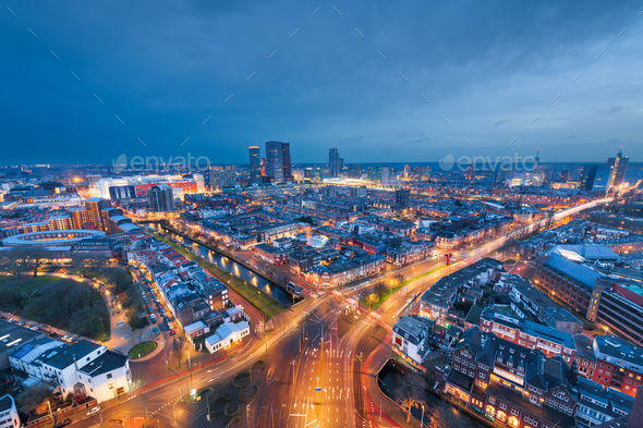 The Hague, Netherlands Skyline - Stock Photo - Images