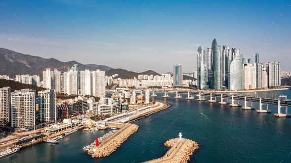 Cityscape of Busan - Stock Photo - Images
