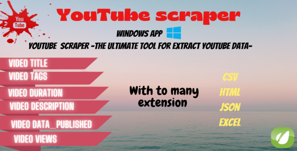 YouTube scraper- the optimal tool for scraping data from YouTube-