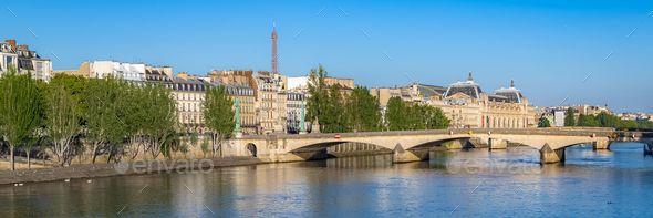 Panorama from the Pont des Arts