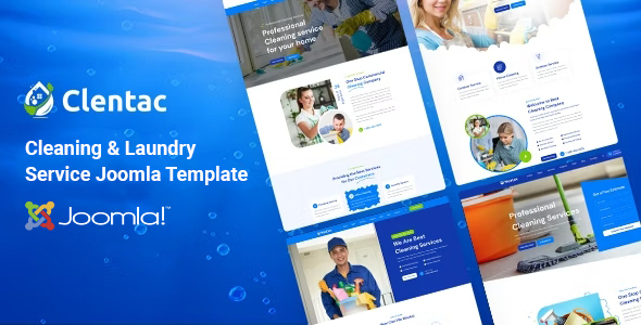 Clentac - Cleaning Services Joomla Template