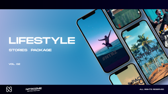 Lifestyle Stories Vol. 02 Video Displays template preview