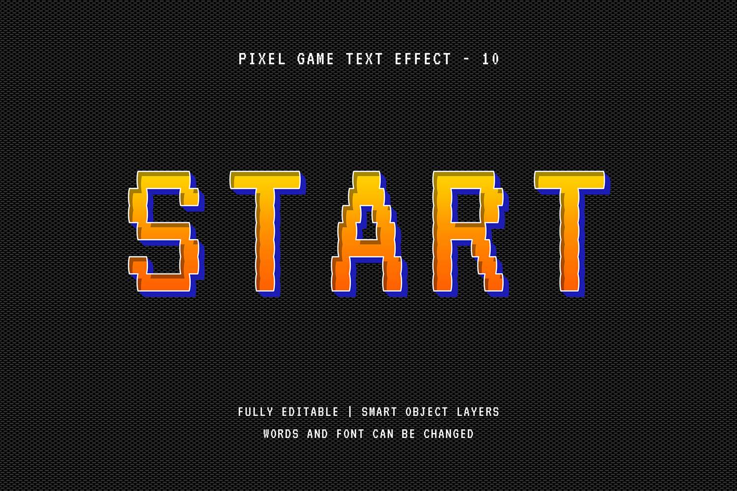 Pixel Game - Text Effect, Add-ons | GraphicRiver