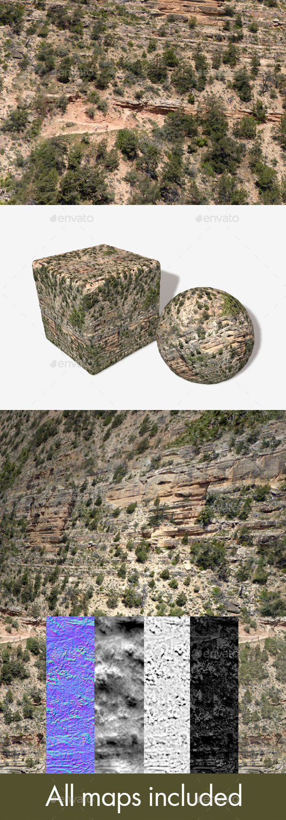 Grand Canyon Wall Seamless Texture