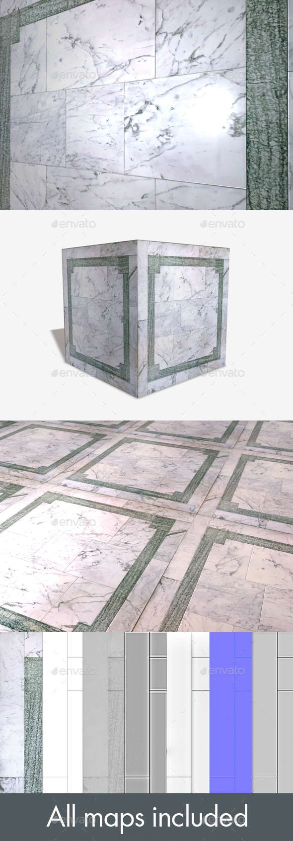 Marble Tiles Seamless Texture
