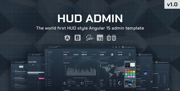 HUD - Angular 15 Bootstrap Admin Template
