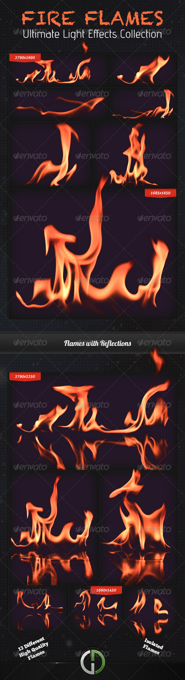 Ultimate Light Effects Collection (Flames) - Decorative Graphics