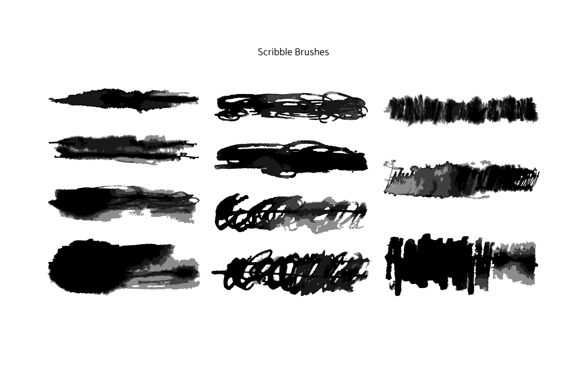 Scribble brushes for Adobe Illustrator, Addons GraphicRiver