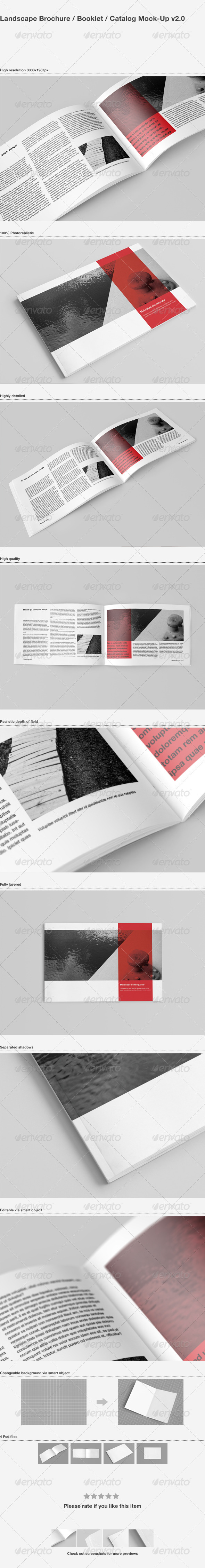 Brochure / Catalog Mock-Up - Brochures Print