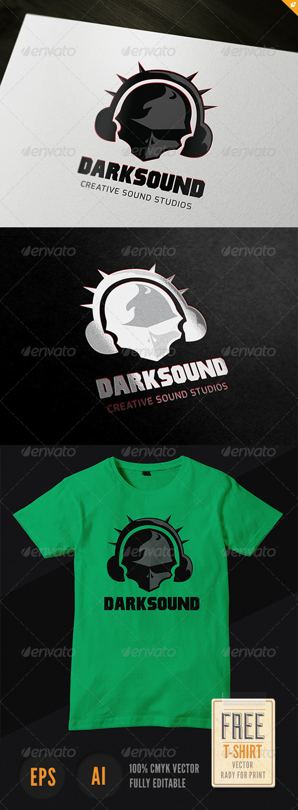 Dark Sound Logo - Humans Logo Templates