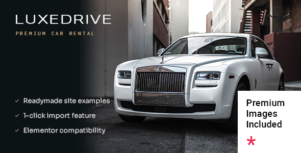 LuxeDrive - Limousine and Car Rental Theme