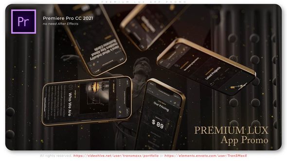 Premium Lux App Promo
