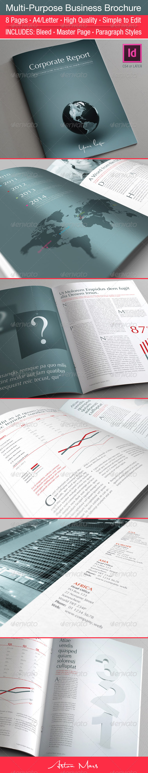 Multi-Purpose Business Brochure - Corporate Brochures