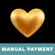 Unlimited Manual Payments Plugin - Belloo Dating Software