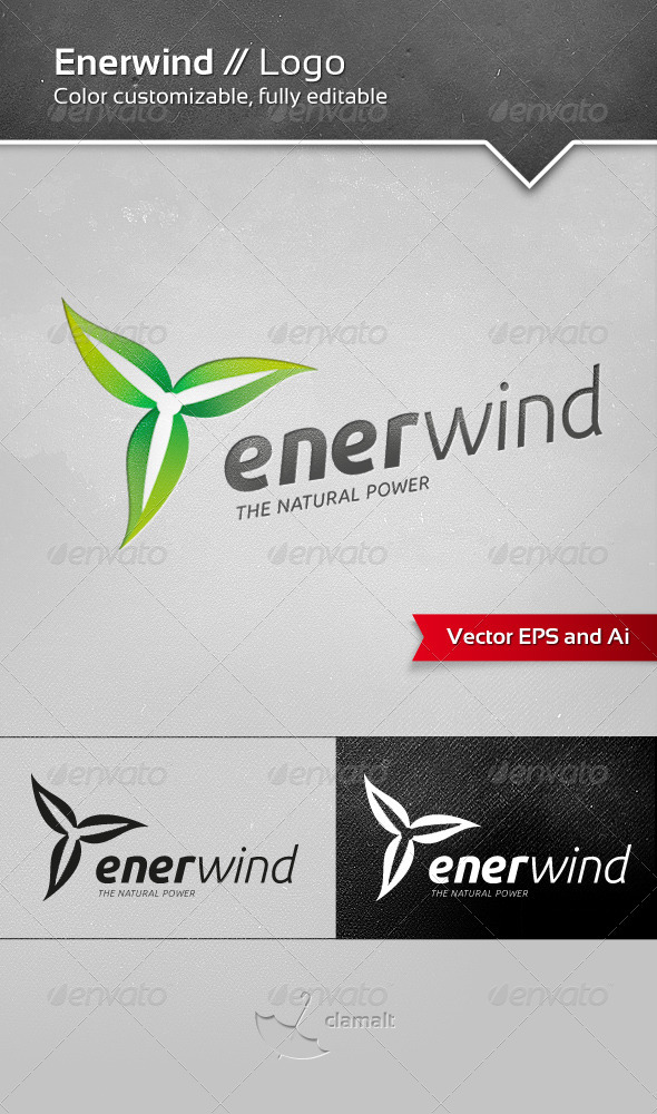 Enerwind Logo - Nature Logo Templates