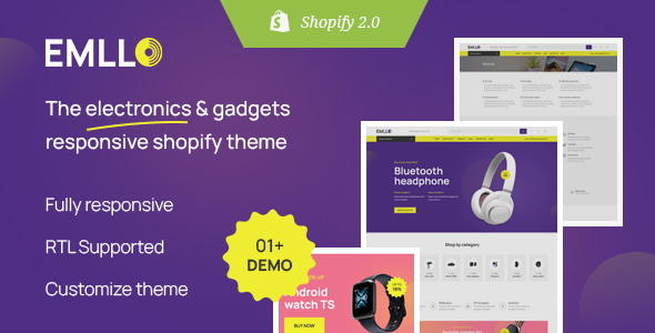 Emllo - The Electronics & Gadgets Responsive Shopify Theme