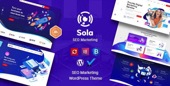 Sola - SEO Marketing WordPress Theme