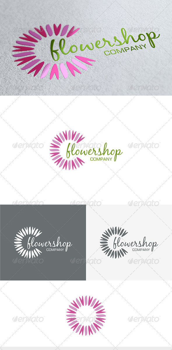 Flower Shop Logo - Nature Logo Templates