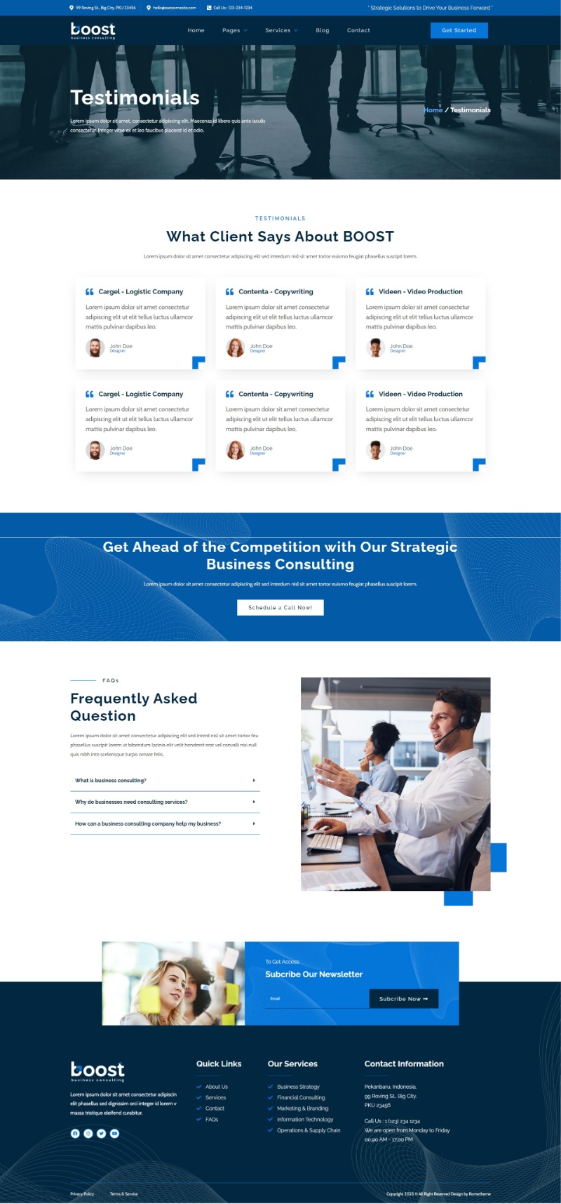 Boost - Business Consulting Elementor Template Kit by Rometheme ...