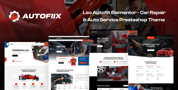 Leo Autofiix Elementor – Car Repair & Auto Service Prestashop Theme